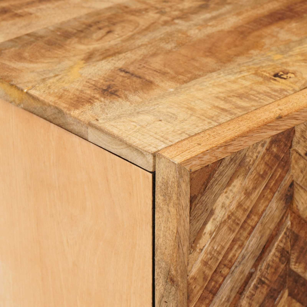Produktbild för Förvaringsskåp Brun 105 x 33,5 x 46 cm Massivt mangoträ