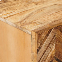 Produktbild för Förvaringsskåp med dörr Brun 60 x 33,5 x 75 cm Massivt mangoträ