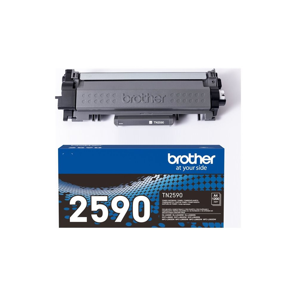 Produktbild för Brother TN2590 - svart - original - tonerkassett