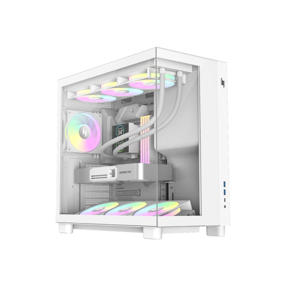 Produktbild för GameMax Infinity NEX C53 WH - ATX-hölje