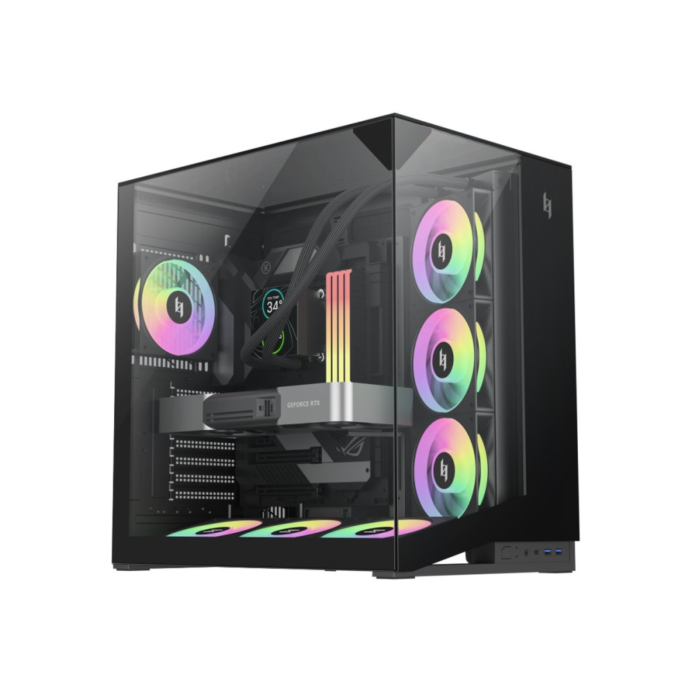 Produktbild för GameMax Infinity NEX C56 VC BK - mid tower - ATX