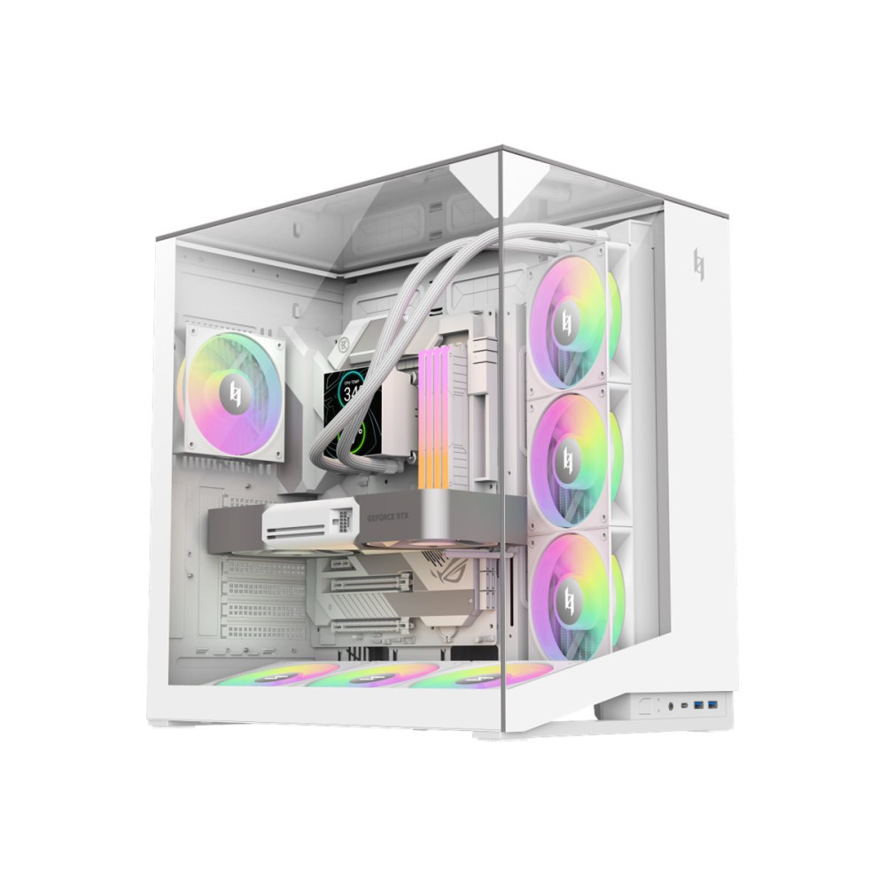 Produktbild för GameMax Infinity NEX C56 VC WH - mid tower - ATX