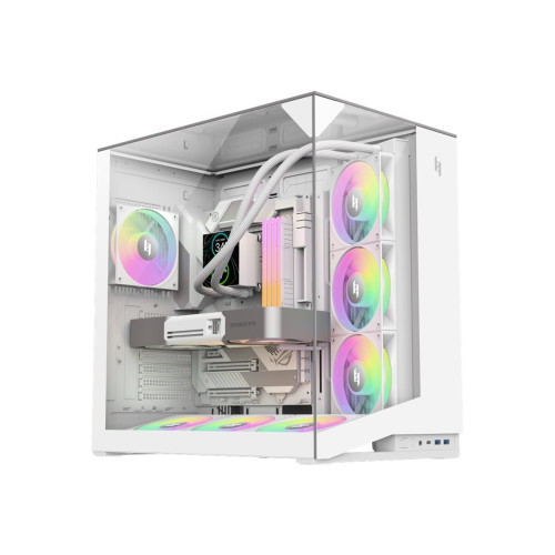 GameMax GameMax Infinity NEX C56 VC WH - mid tower - ATX
