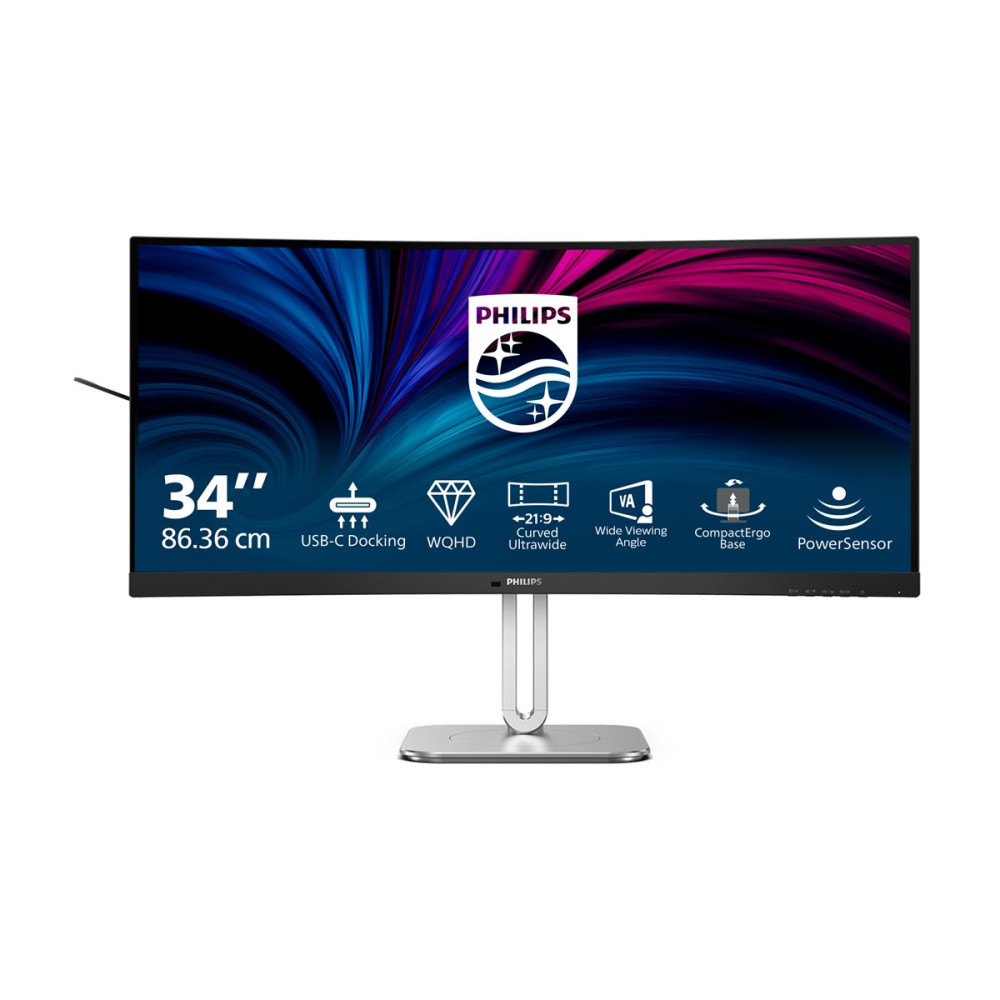 Produktbild för Philips 34B2U5600C - 5000 Series - LED-skärm - böjd - 34" - HDR