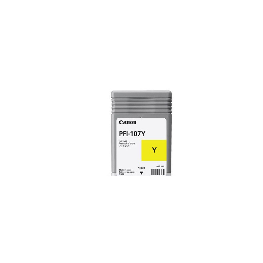 Produktbild för Canon PFI-107 Y - gul - original - bläcktank