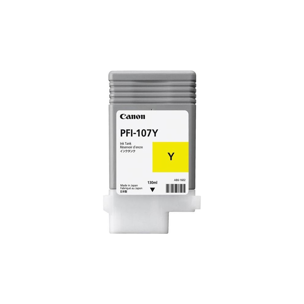 Produktbild för Canon PFI-107 Y - gul - original - bläcktank