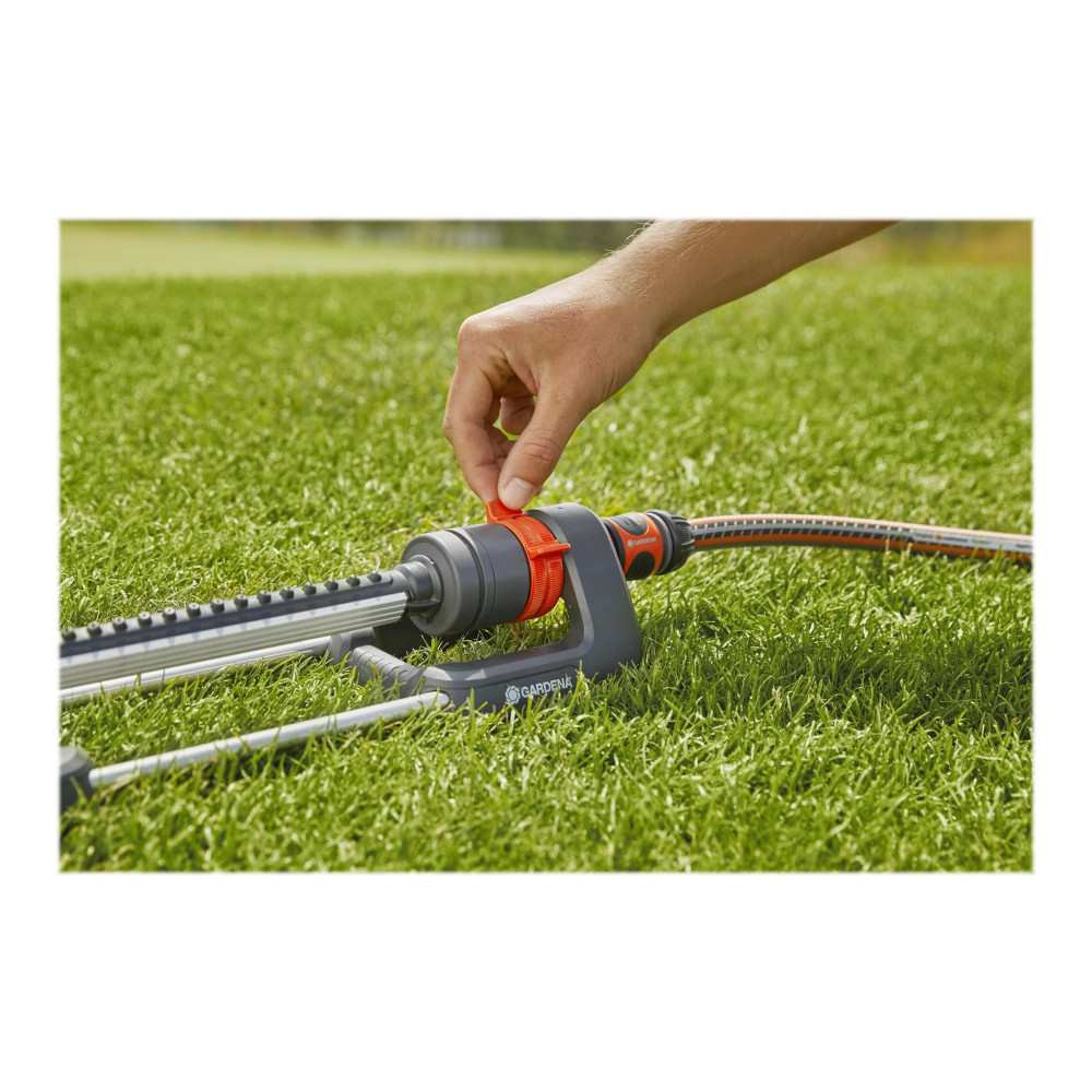Produktbild för Gardena Aqua L - pendlande sprinkler - svart, orange