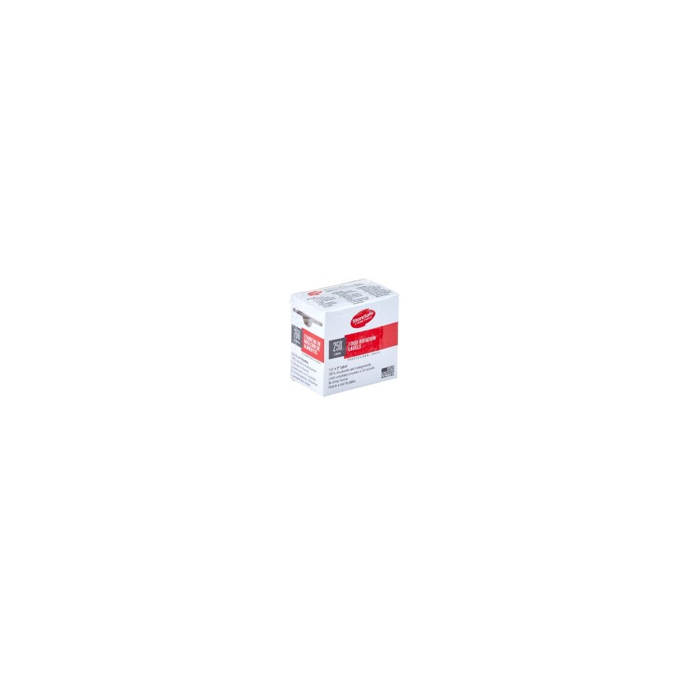 Produktbild för Etikett Cambro 30x50 mm, 250 st. per rulle, vattenlöslig för...