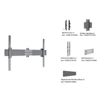 Produktbild för Multibrackets M Pro Series monteringssats - för LCD-display - fast - svart