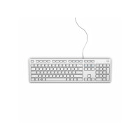 Produktbild för Dell KB216 - tangentbord - QWERTY - USA, internationellt - vit Inmatningsenhet