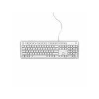 Produktbild för Dell KB216 - tangentbord - QWERTY - USA, internationellt - vit Inmatningsenhet