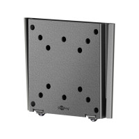Produktbild för Goobay Basic monteringssats - liten - för platt panel - locking mechanism, anti-vibration joint - svart