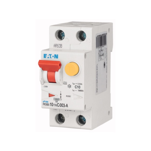 Eaton Eaton jordfels-/skyddsbrytare PKNM-10/1N/C/003-A 2P 10A C 0,...