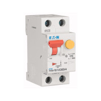 Produktbild för Eaton jordfels-/skyddsbrytare PKNM-10/1N/C/003-A 2P 10A C 0,...