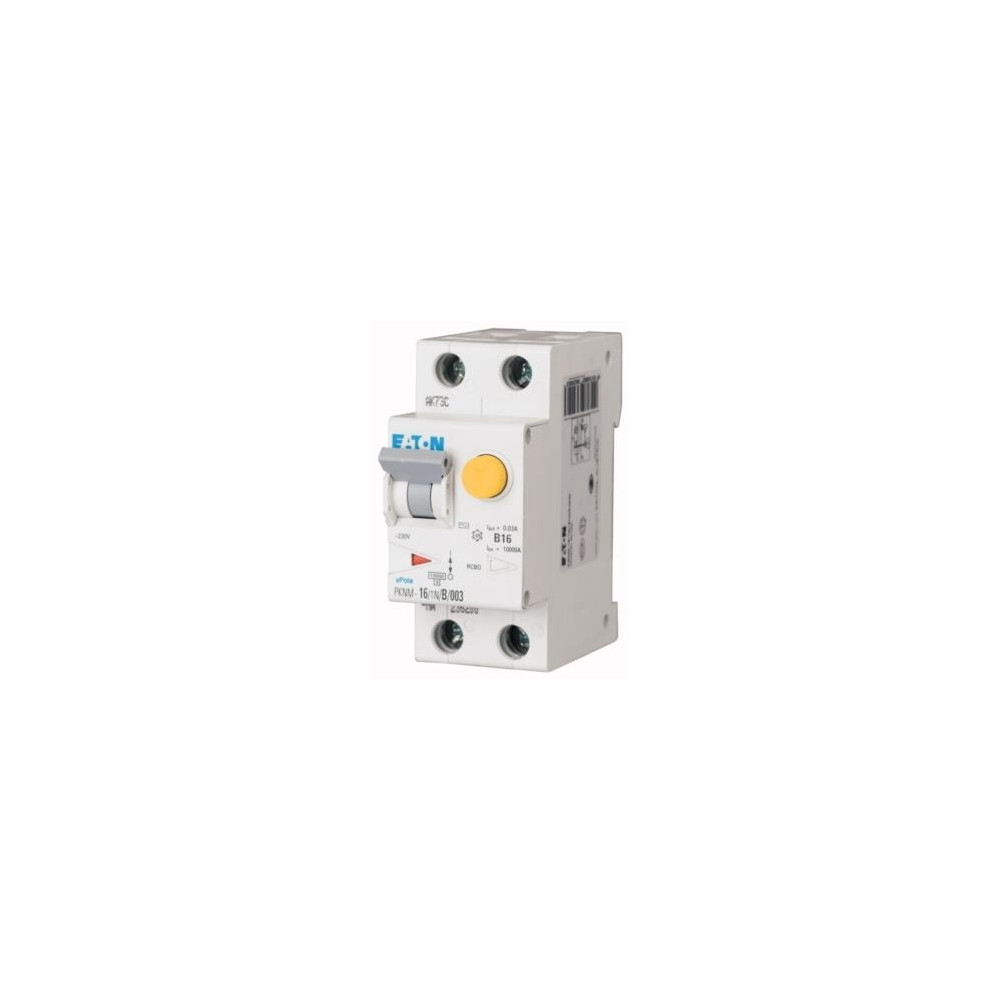 Produktbild för Eaton jordfels-/skyddsbrytare PKNM-10/1N/C/003-A 2P 10A C 0,...
