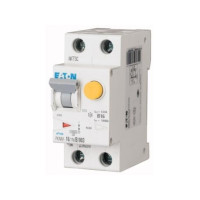Produktbild för Eaton jordfels-/skyddsbrytare PKNM-10/1N/C/003-A 2P 10A C 0,...
