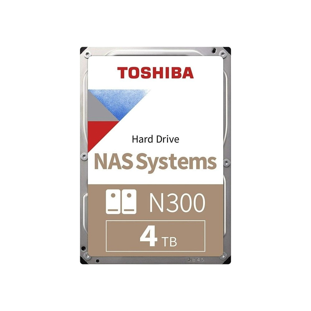 Produktbild för Toshiba N300 NAS - hårddisk - 4 TB - SATA 6Gb/s