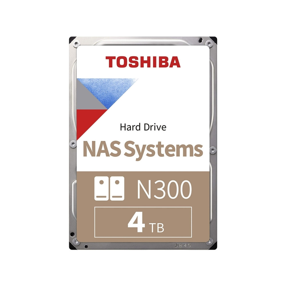 Produktbild för Toshiba N300 NAS - hårddisk - 4 TB - SATA 6Gb/s