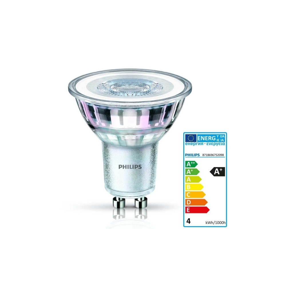 Produktbild för Philips CorePro LEDspot - LED-spotlight - GU10 - 3.1 W - varmt vitt ljus - 2700 K