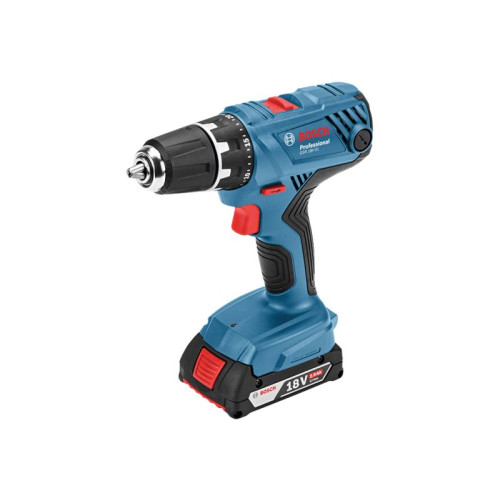 Bosch Bosch GSR 18V-21 Professional - borr/drivare - sladdlös - 2 hastigheter - 2 batterier