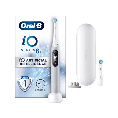 Braun Oral-B iO 6S, Vuxen, Vibrerande tandborste, Daglig vård, Dju...