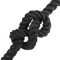 Produktbild för Juterep 16 Svart 100% Tossa jute