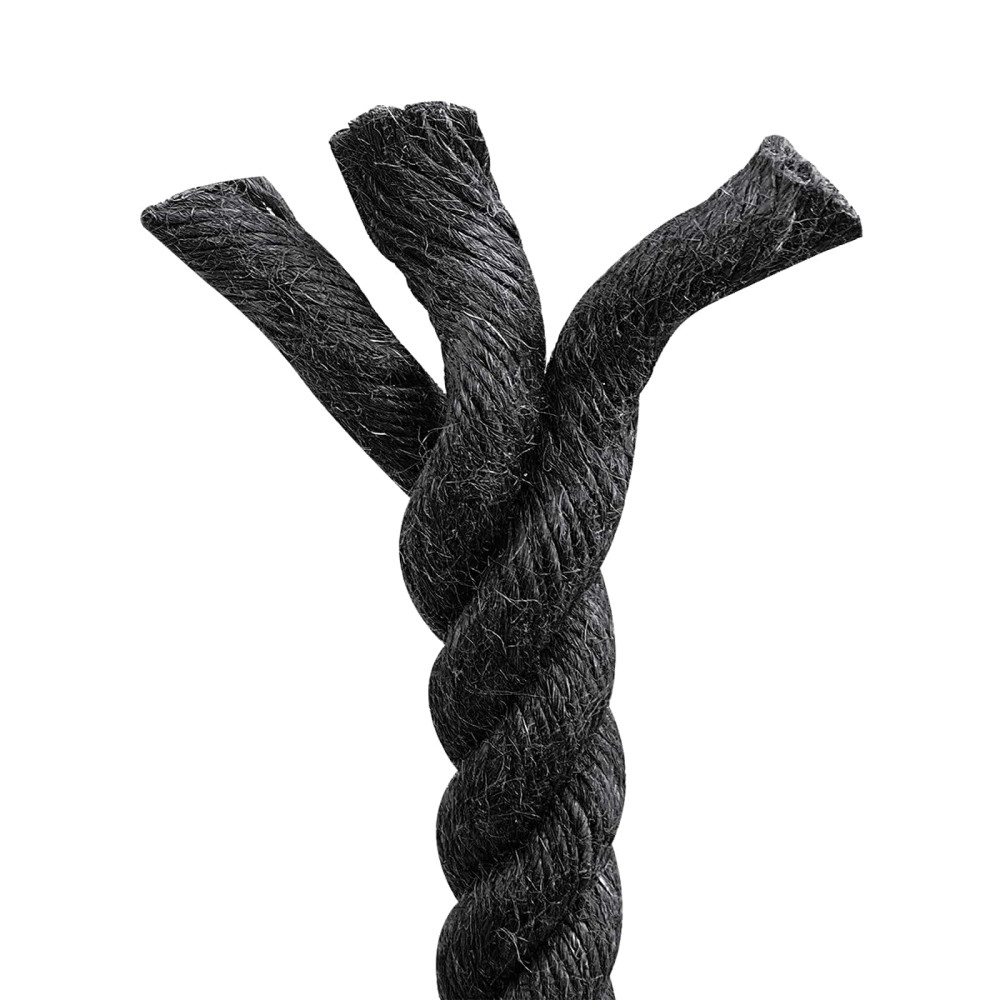 Produktbild för Juterep 24 Svart 100% Tossa jute