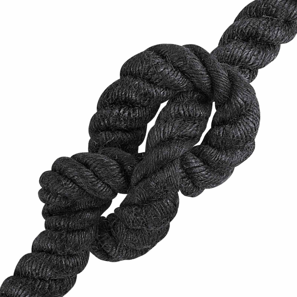 Produktbild för Juterep 24 Svart 100% Tossa jute
