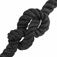 Produktbild för Juterep 24 Svart 100% Tossa jute