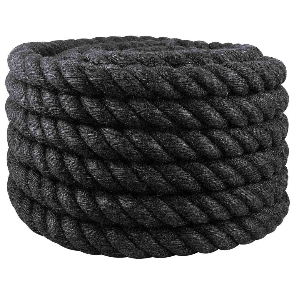 Produktbild för Juterep 30 Svart 100% Tossa jute