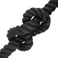 Produktbild för Juterep 36 Svart 100% Tossa jute