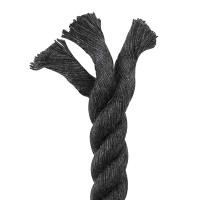 Produktbild för Juterep 36 Svart 100% Tossa jute