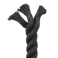 Produktbild för Juterep 40 Svart 100% Tossa jute