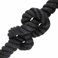 Produktbild för Juterep 50 Svart 100% Tossa jute