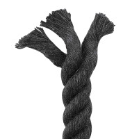 Produktbild för Juterep 50 Svart 100% Tossa jute