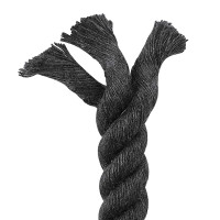 Produktbild för Juterep 60 Svart 100% Tossa jute