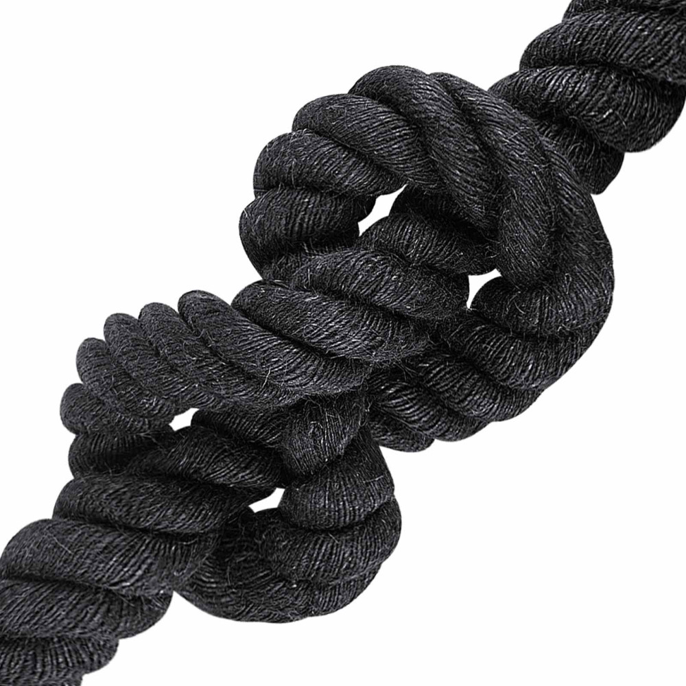 Produktbild för Juterep 60 Svart 100% Tossa jute