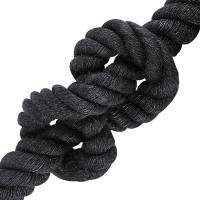 Produktbild för Juterep 60 Svart 100% Tossa jute