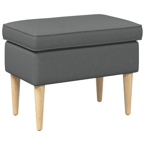 vidaXL Fotpall Mörkgrå 55 x 35 x 41 cm
