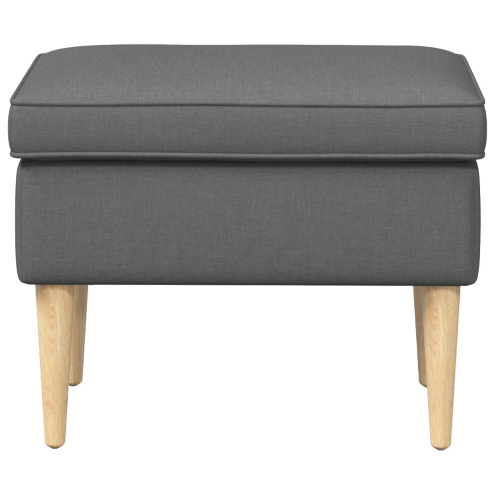 Produktbild för Fotpall Mörkgrå 55 x 35 x 41 cm