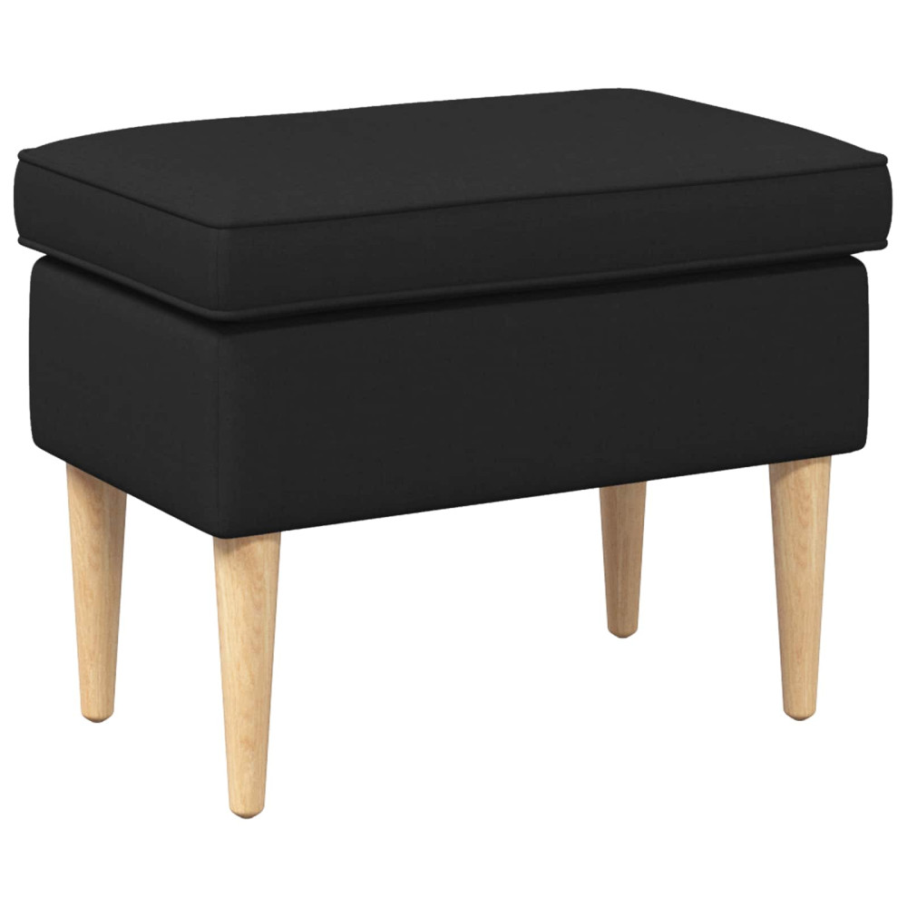 Produktbild för Fotpall Svart 55 x 35 x 41 cm