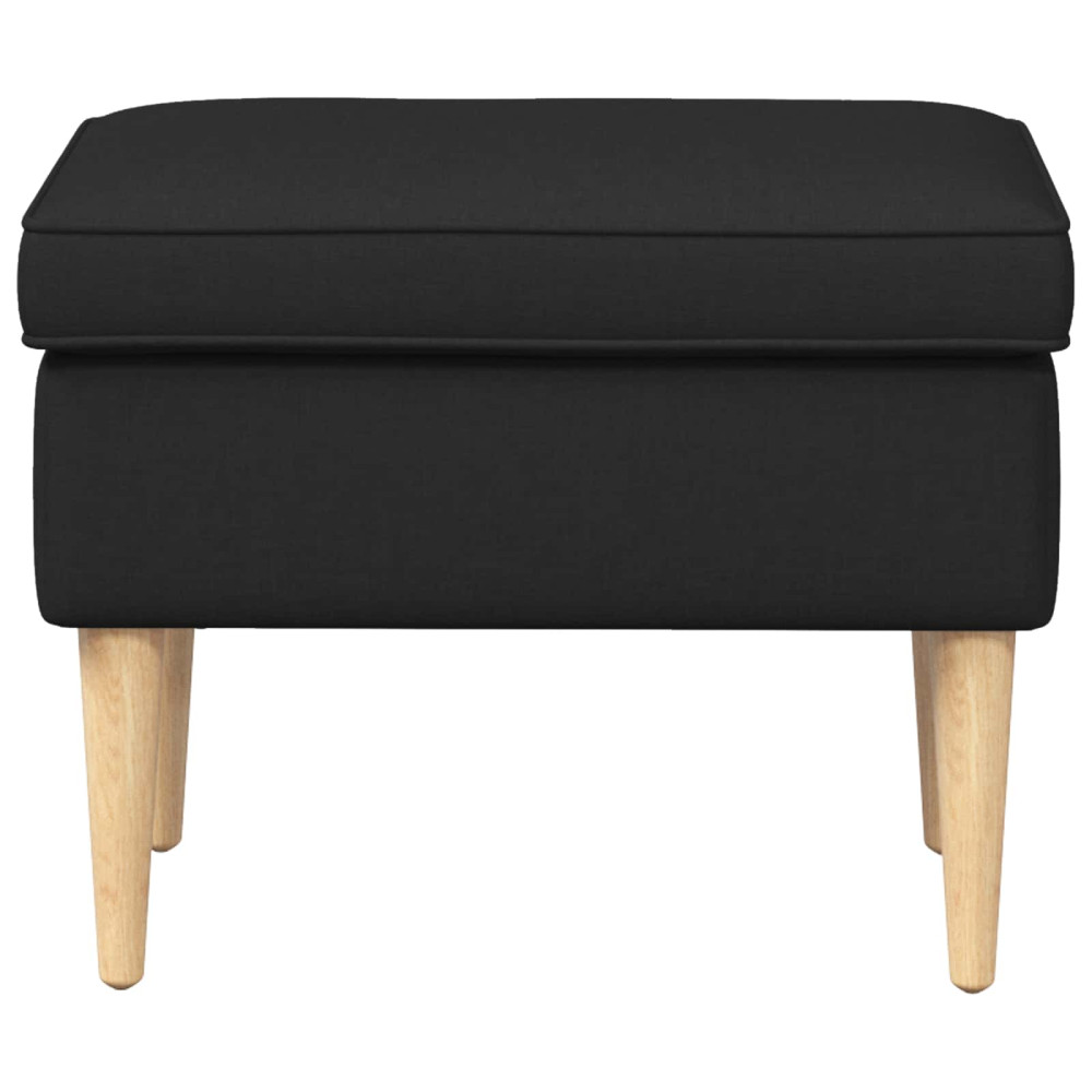 Produktbild för Fotpall Svart 55 x 35 x 41 cm