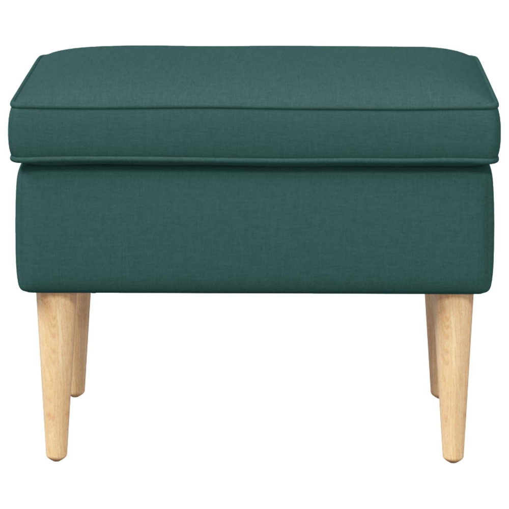 Produktbild för Fotpall Mörkgrön 55 x 35 x 41 cm