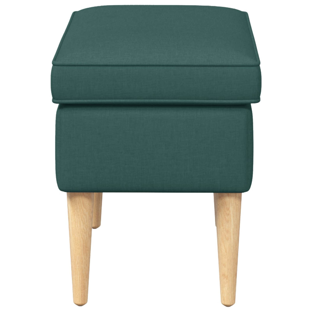 Produktbild för Fotpall Mörkgrön 55 x 35 x 41 cm