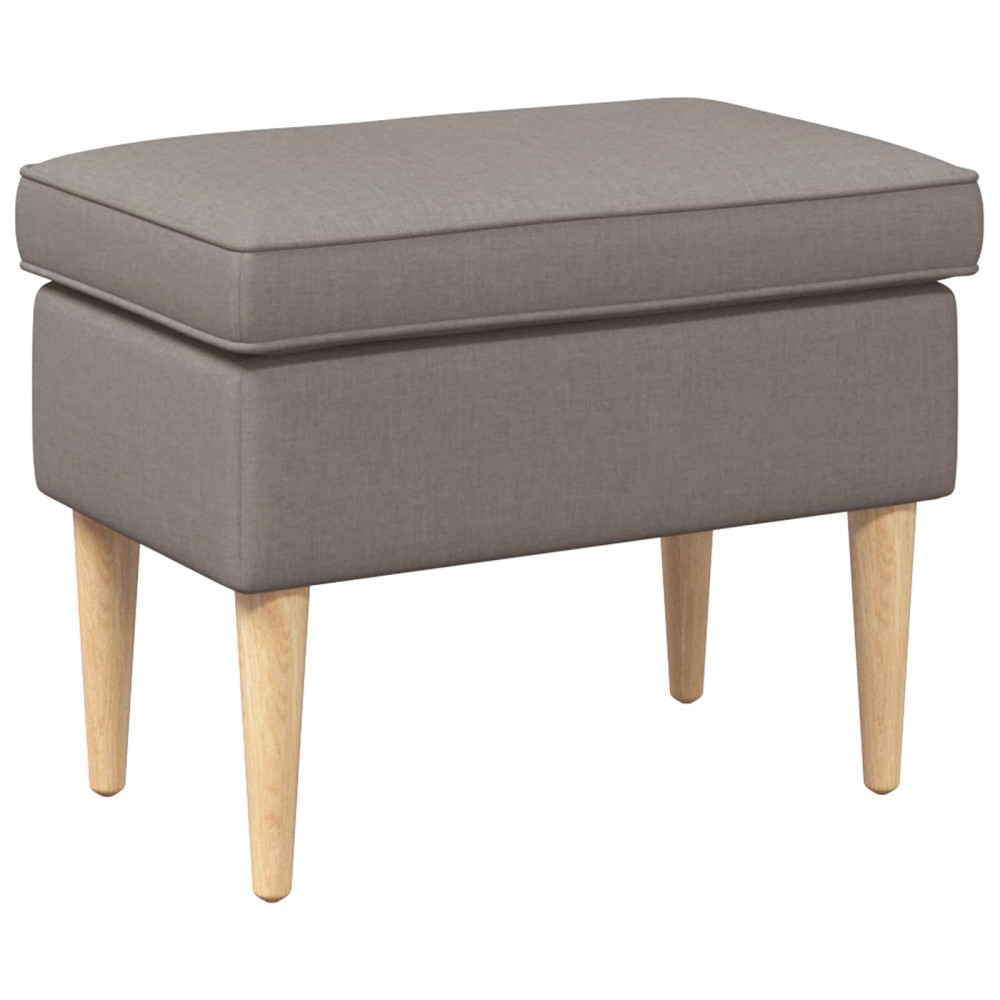 Produktbild för Fotpall Taupe 55 x 35 x 41 cm