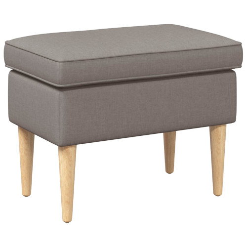 vidaXL Fotpall Taupe 55 x 35 x 41 cm