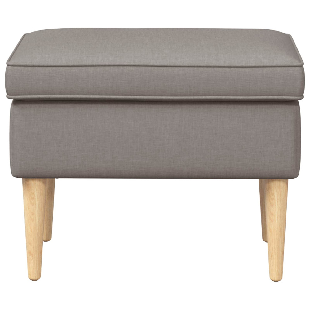 Produktbild för Fotpall Taupe 55 x 35 x 41 cm