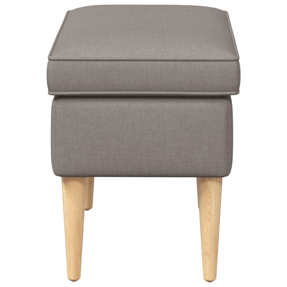 Produktbild för Fotpall Taupe 55 x 35 x 41 cm