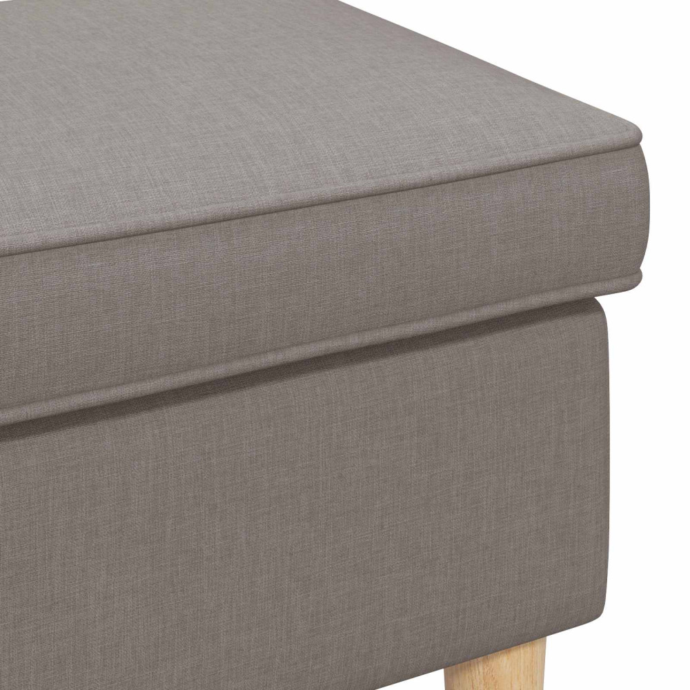 Produktbild för Fotpall Taupe 55 x 35 x 41 cm