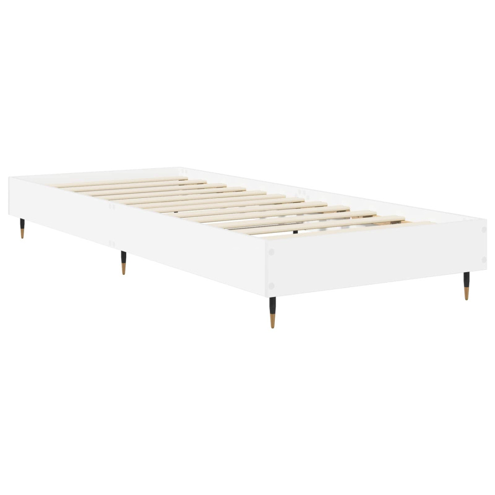 Produktbild för Sängram Vit 80 x 200 cm Konstruerat trä